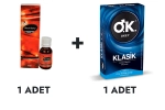 Blackberry Bayan Damla ve OKEY Klasik Prezervatif 10'lu fotoğraf-1