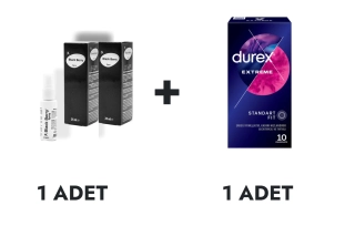 Blackberry Sprey ve Durex Extreme Prezervatif 10'lu