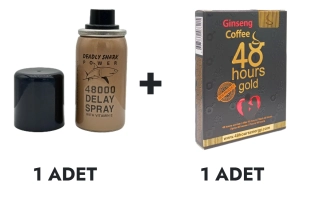 Deadly Shark 48000 Sprey ve 48 Hours Gold Kahve