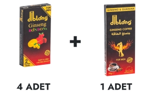 Diblong Ginseng Bonbons 4 Pcs and Coffee