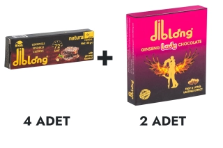 Diblong Cezerye 4 Pieces and Lady Chocolate 2 Pieces