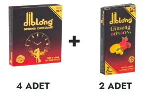 Diblong Chocolate 4 Pieces and Ginseng Bonbons 2 Pieces