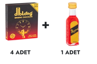 Diblong Chocolate 4 Pieces and Shot Drink