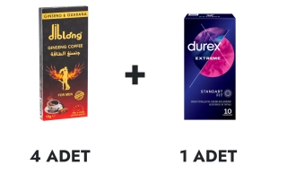 Diblong Kahve 4 Adet ve Durex Extreme Prezervatif 10'lu