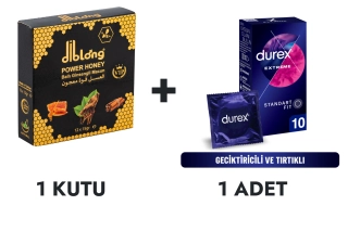 Diblong Power Honey ve Durex Extreme Prezervatif 10'lu