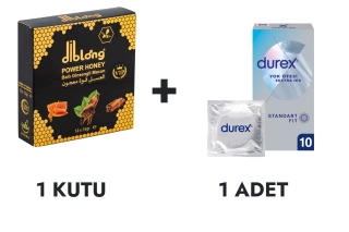 Diblong Power Honey ve Durex Yok Ötesi Ekstra His Prezervatif 10'lu