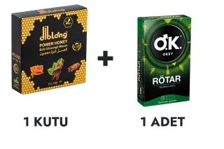 Diblong Power Honey ve OKEY Rötar Prezervatif 10'lu