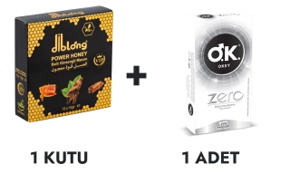 Diblong Power Honey ve OKEY Zero Prezervatif 10'lu