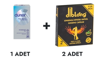 Durex Yok Ötesi Ekstra His Prezervatif 10'lu ve Diblong Kapsül 2 Adet
