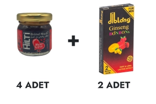 Hilti Macun Küçük 4 Adet ve Diblong Ginseng Bonbons 2 Adet