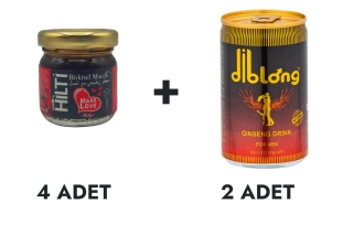 Hilti Macun Küçük 4 Adet ve Diblong İçecek 2 Adet