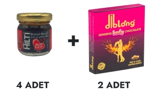 Hilti Macun Küçük 4 Adet ve Diblong Lady Çikolata 2 Adet