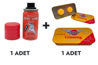 Reman's Dooz 14000 Sprey ve Nitro Max Gold Ginseng Bonbons