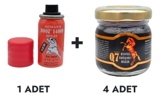 Reman's Dooz 14000 Sprey ve Q7 Macun Küçük 4 Adet