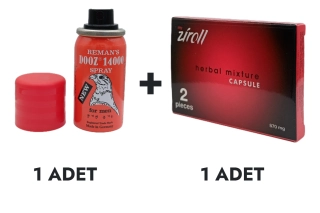 Reman's Dooz 14000 Sprey ve Ziroll Ginseng Kapsül