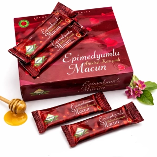 Themra Epimedium Macun Stick – Bitkisel Enerji Karışımı (12 x 12g)