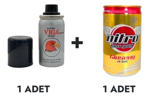 Viga 100000 Sprey ve Nitro Max Gold İçecek