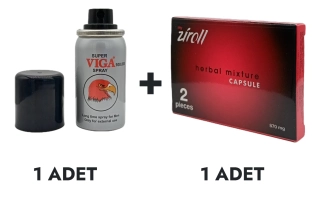 Viga 100000 Sprey ve Ziroll Ginseng Kapsül