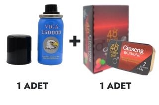 Viga 150000 Sprey ve 48 Hours Gold Ginseng Bonbons