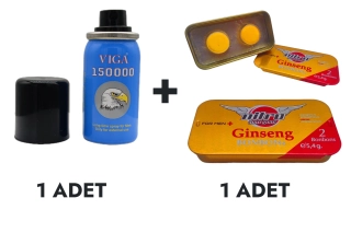 Viga 150000 Sprey ve Nitro Max Gold Ginseng Bonbons