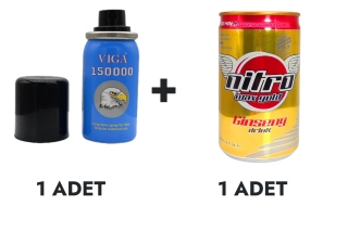Viga 150000 Sprey ve Nitro Max Gold İçecek