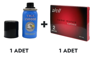 Viga 150000 Sprey ve Ziroll Ginseng Kapsül
