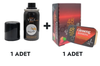 Viga 50000 Sprey ve 48 Hours Gold Ginseng Bonbons