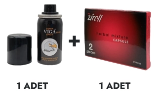 Viga 50000 Sprey ve Ziroll Ginseng Kapsül