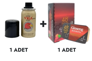 Viga 60000 Sprey ve 48 Hours Gold Ginseng Bonbons