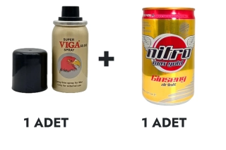 Viga 60000 Sprey ve Nitro Max Gold İçecek