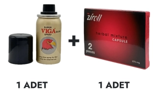 Viga 60000 Sprey ve Ziroll Ginseng Kapsül
