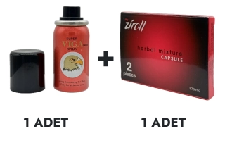 Viga 84000 Sprey ve Ziroll Ginseng Kapsül